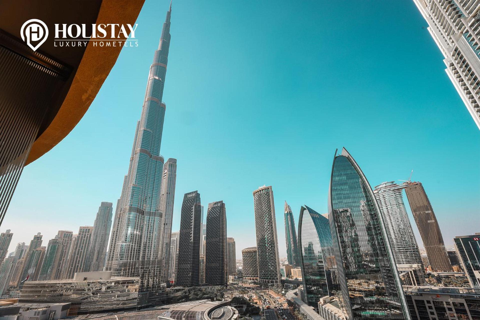 Holistay Luxury Homes - Burj Khalifa View - Direct Access Dubai Mall Exterior foto