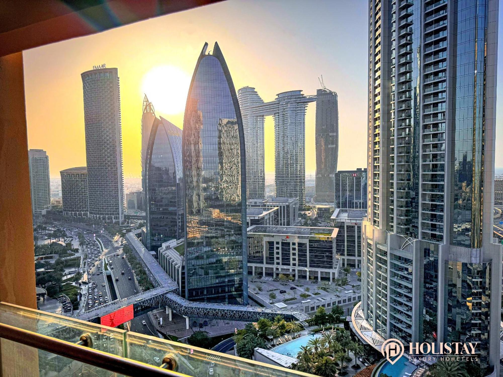 Holistay Luxury Homes - Burj Khalifa View - Direct Access Dubai Mall Exterior foto
